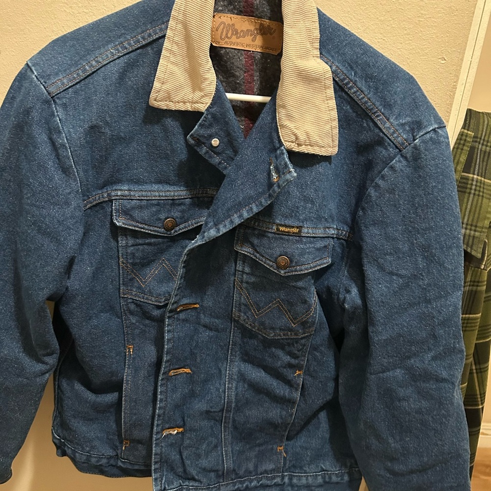 Wrangler Blue Denim Jacket for Men